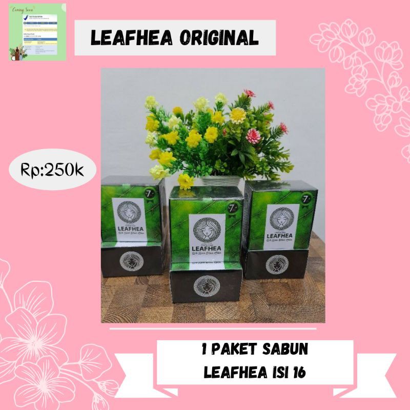 SABUN LEAFHEA 1 PAKET | LEAFHEA GLUTA SOAP | LEAFHEA COLLAGEN