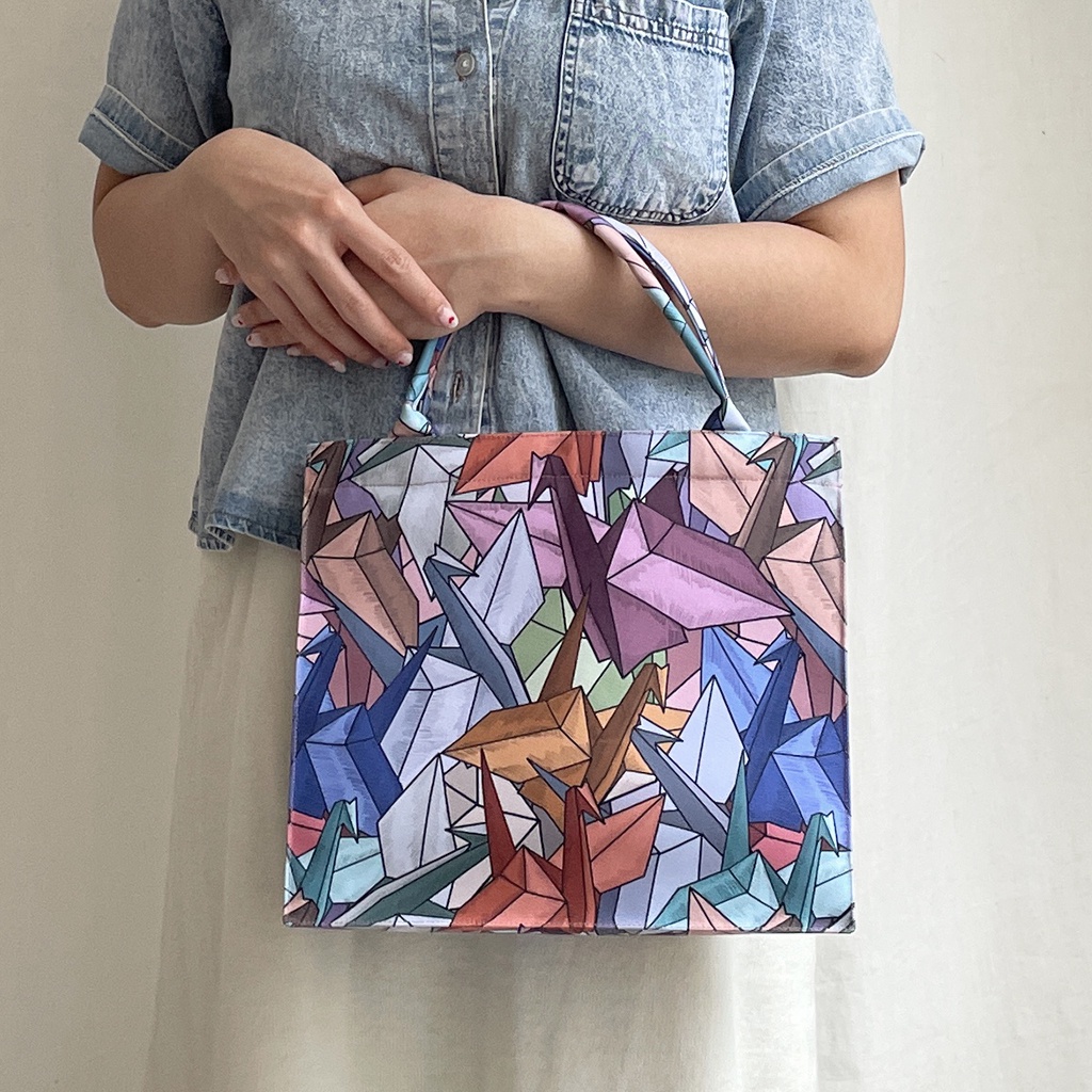 Tas Tote Library Small - Origami