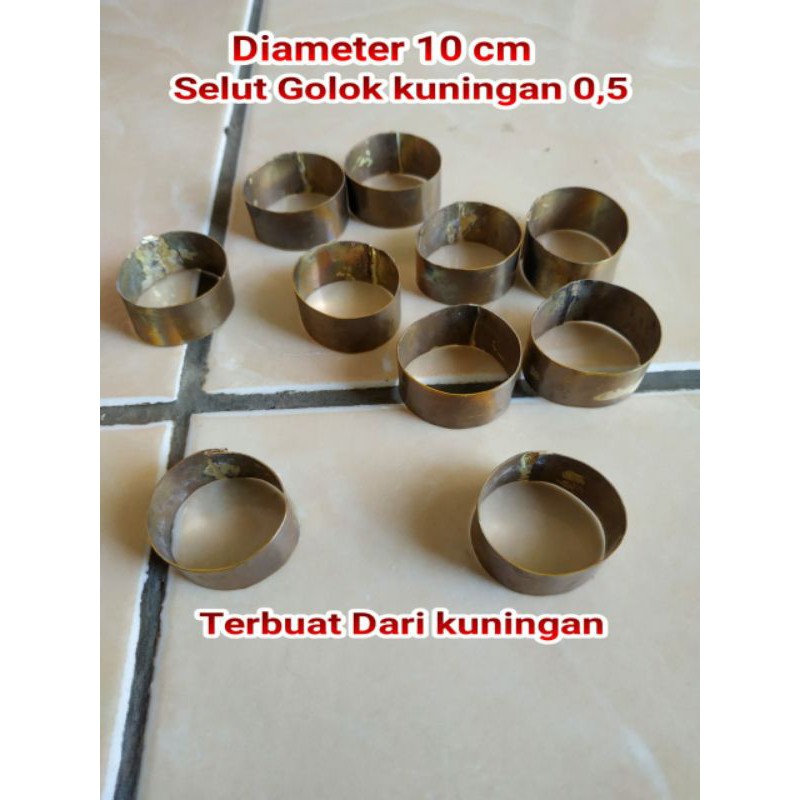 CINCIN GOLOK/SELUT GOLOK 0,6/SELUT KUNINGAN/KARAH SELUT KUNINGAN