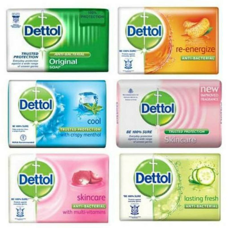 Dettol Soap Bar 100 gram / Sabun Batang Dettol Besar / Sabun Dettol 100gr