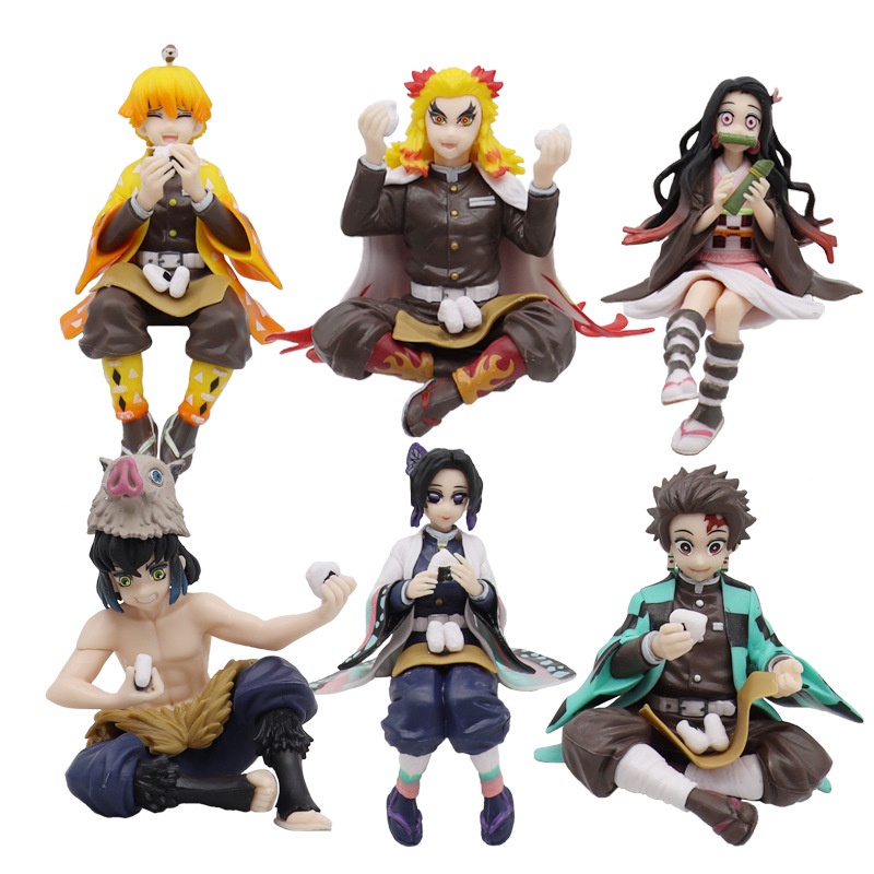 Mainan Action Figure Model Anime Demon Slayer Kimetsu No Yaiba Tomioka Giyuu Bahan PVC 14 Gaya Untuk Koleksi