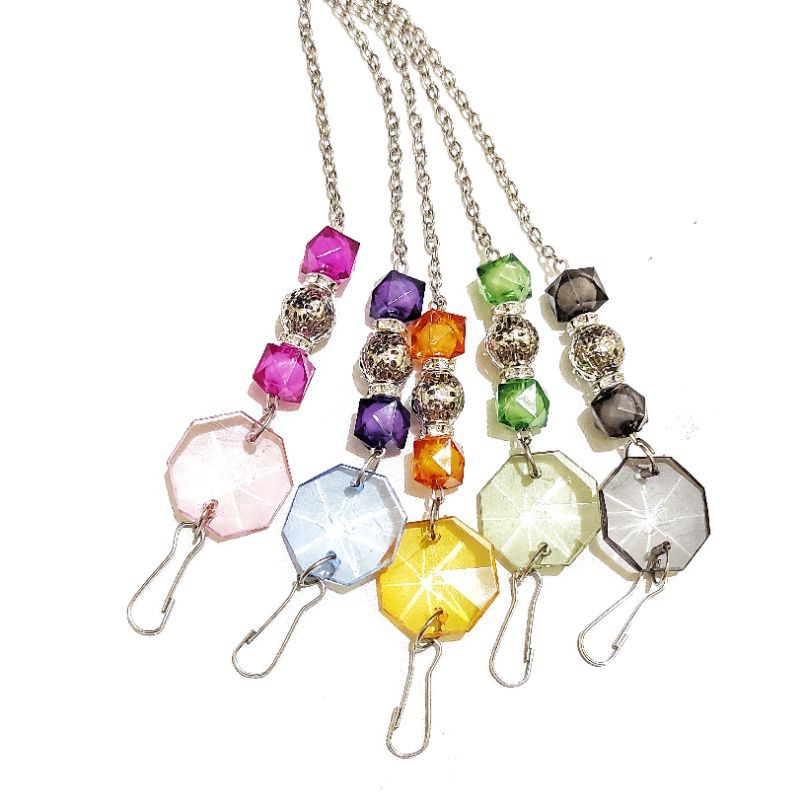 Kalung Gantungan Masker Strap Mask Hanging Samantha Crystal Chain Series Rantai