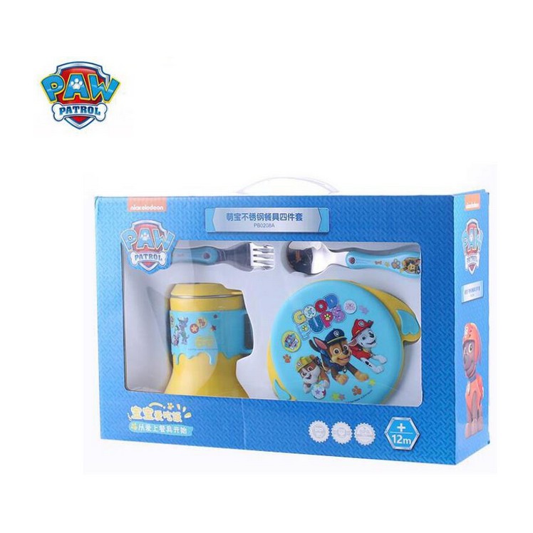 ORIGINAL PAW PATROL baby dinnerset stainless 4pcs PB0208