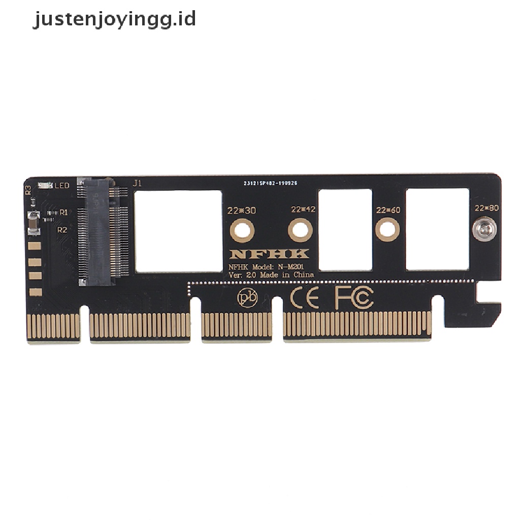 Kartu adapter Converter justenjoyingg.id / PCIe NVMe m.2 ngff ssd Ke pci-e pci express 3.0 x4 x8 x16