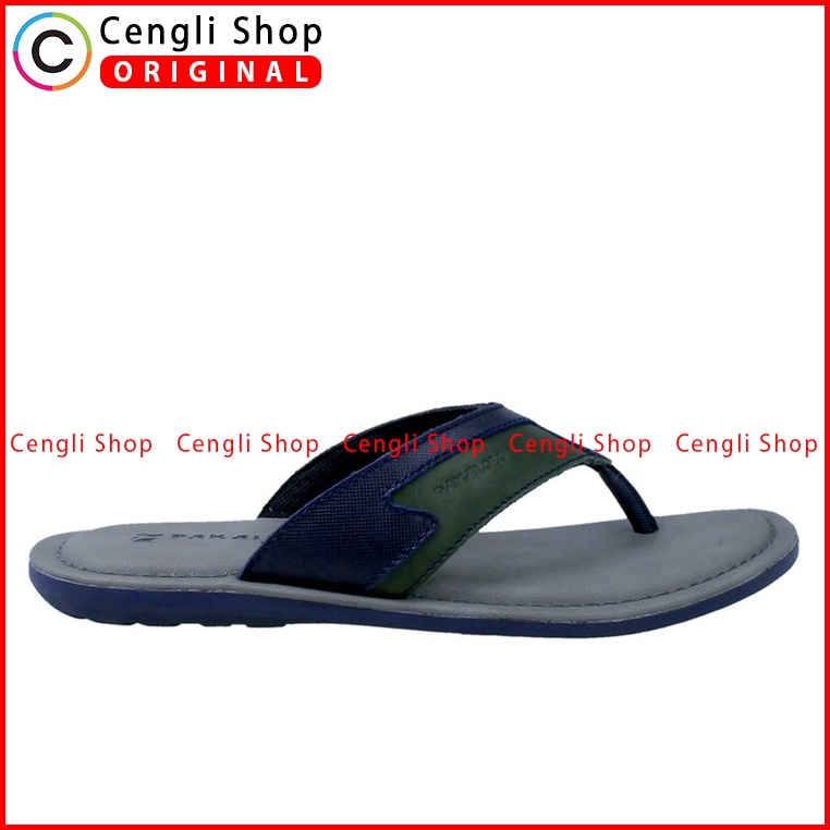 SANDAL JEPIT PAKALOLO PRIA ORIGINAL CASUAL KULIT ASLI HIJAU PB25