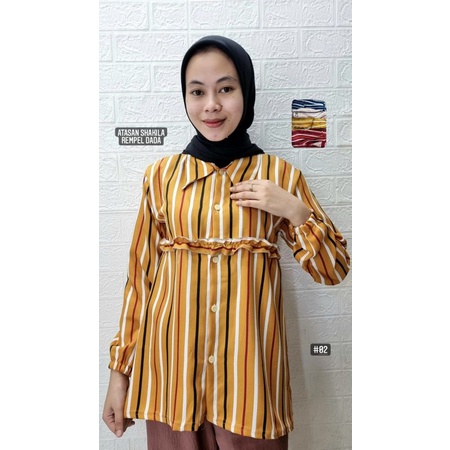 blouse atasan shaqila rempel dada