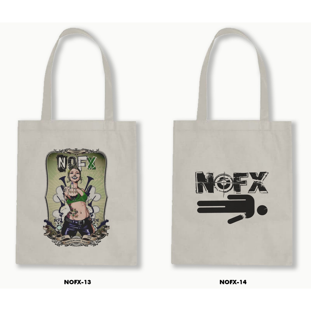 TOTE BAG BLACU - NOFX .01