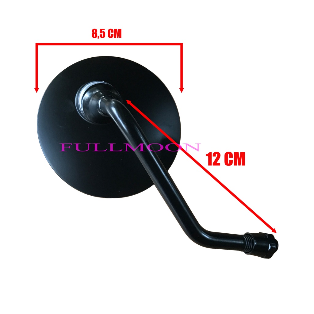 SPION MINI RETRO HITAM KACA CEMBUNG MIO BEAT VARIO SCOOPY GRAND VIXION BYSON FAZIO GENIO DLL