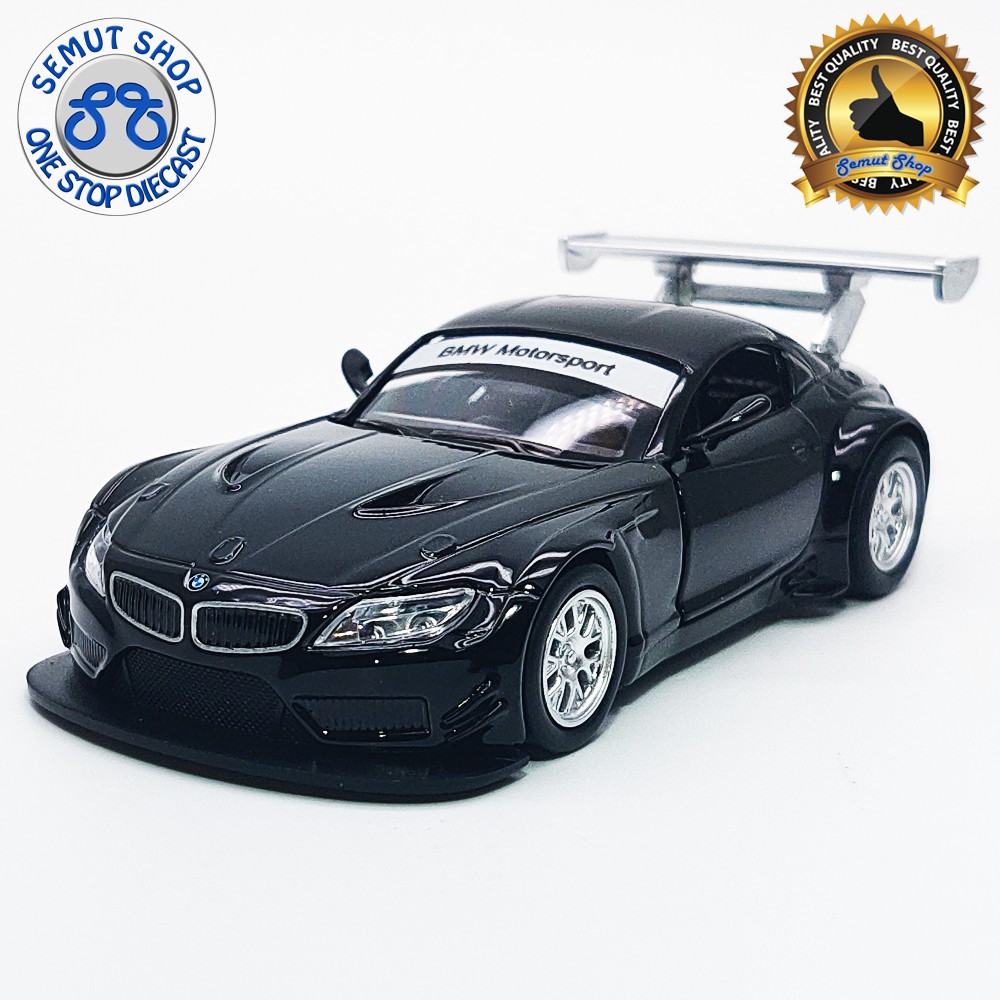 Apolo MSZ BMW Z4 GT3 Black miniatur Diecast mobil Sport Apolo BMW Z4 GT3
