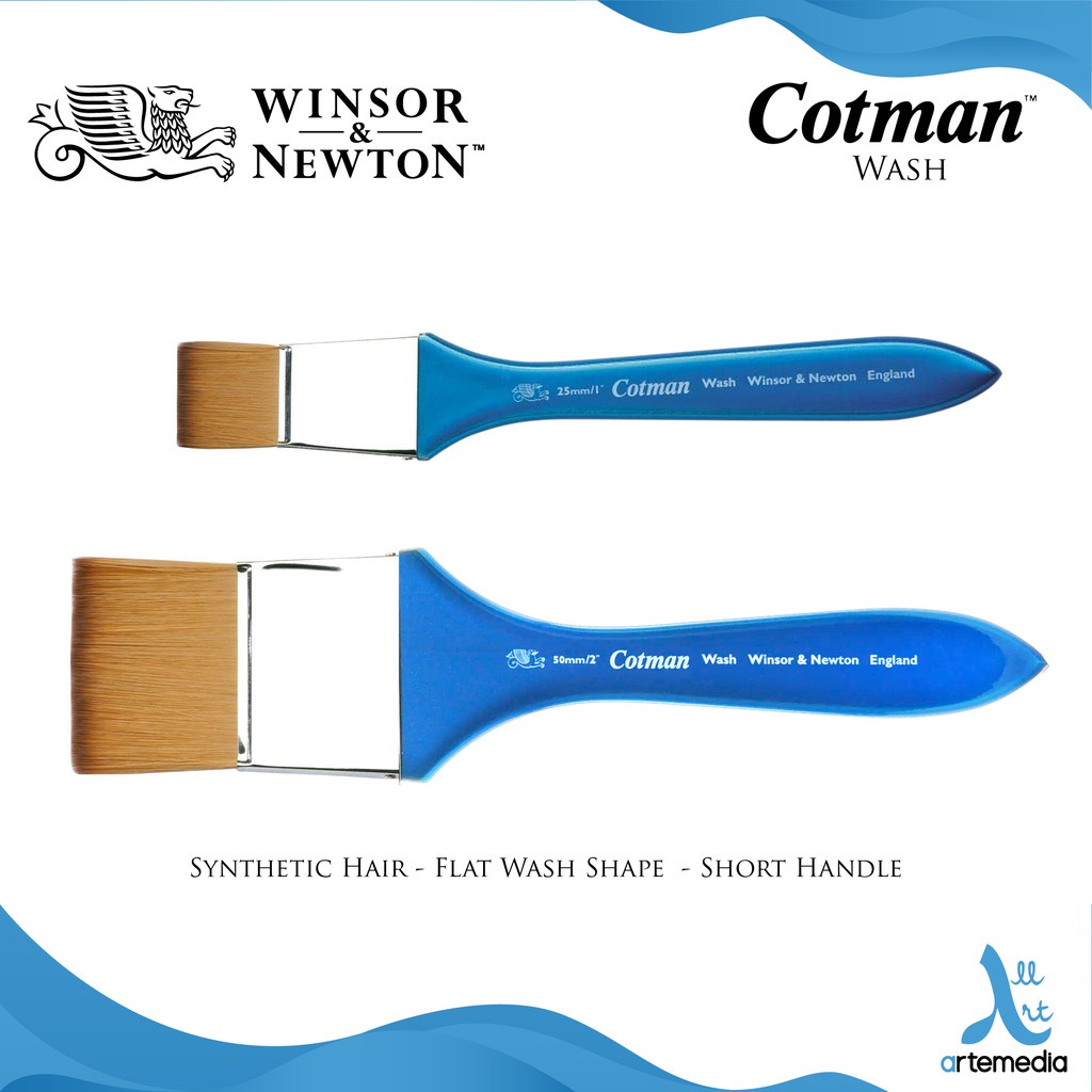 

Winsor & Newton Cotman Series Wash Synthetic Brush Kuas Lukis