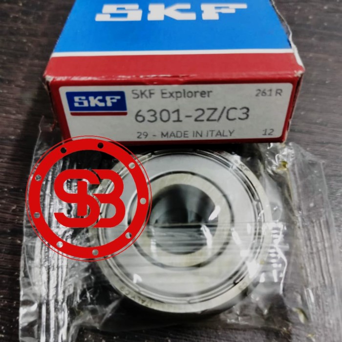 BEARING 6301ZZ / 6301 ZZ C3 SKF ORIGINAL