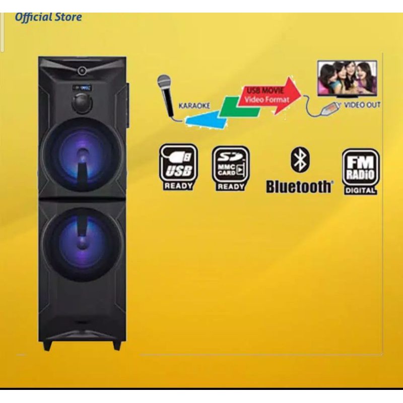 sharp cbox dpro22cb speaker aktif