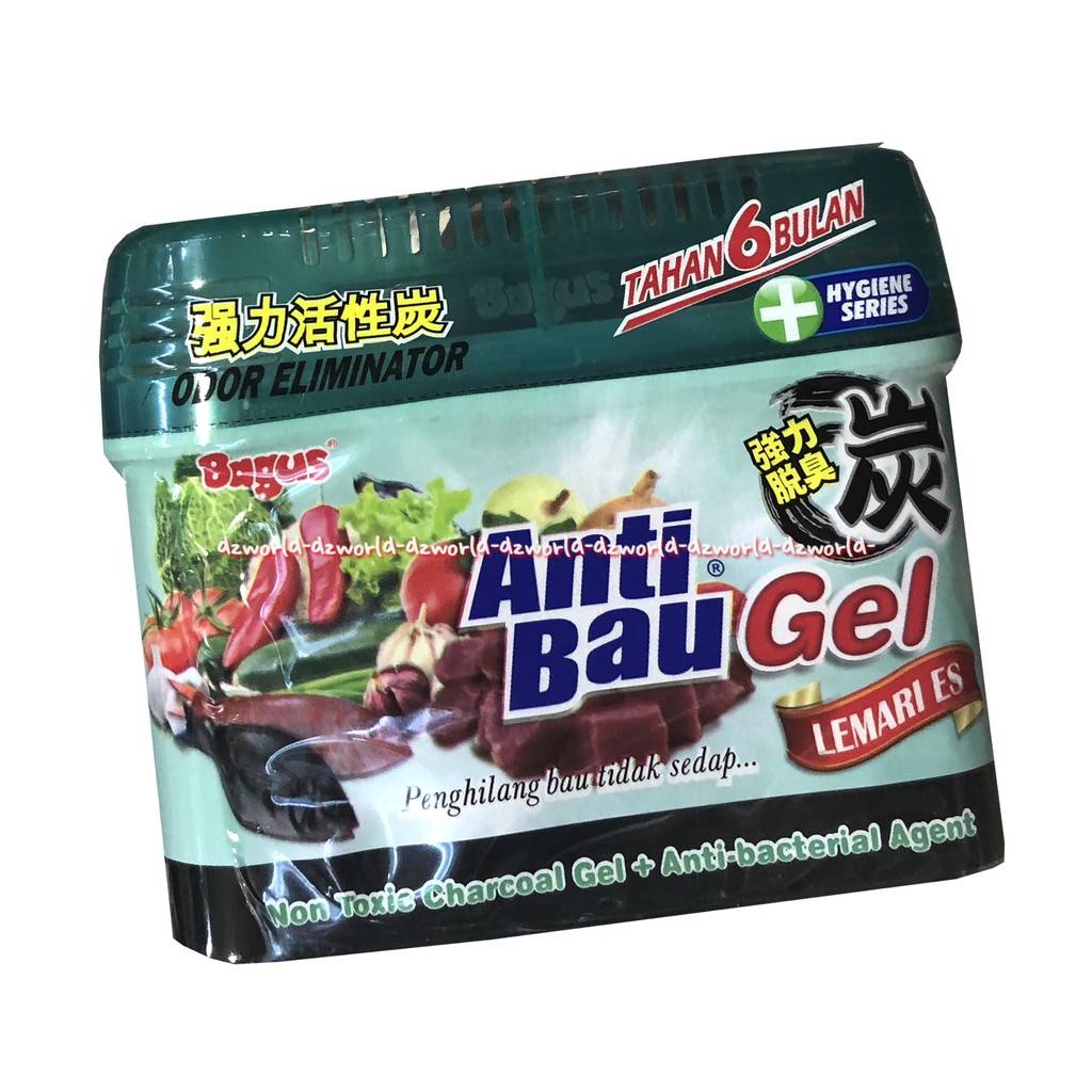 Anti Bau Gel Charcoal Odor Eliminator Penghilang Bau Lemari 180gr