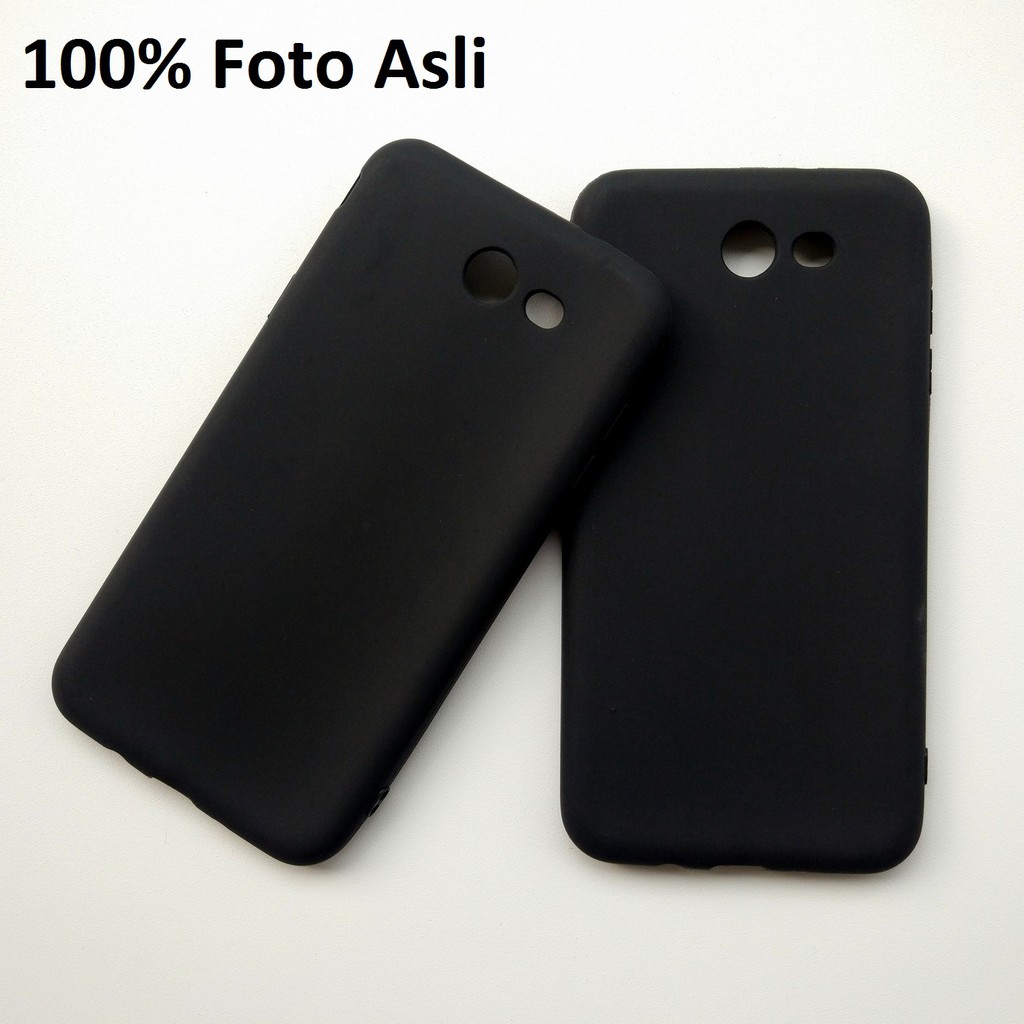 Soft Case Slim Black Matte Samsung J7 2017 Ultrathin Silikon Silicone Softcase Blackmatte Hitam