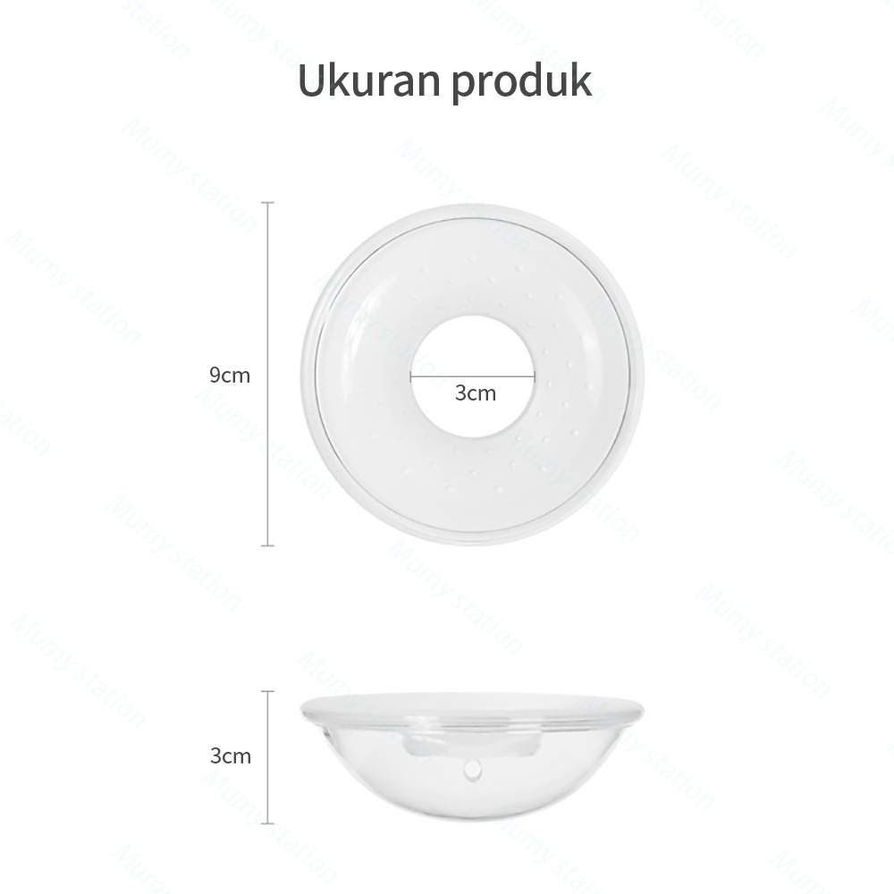 Mumystation 1pcs Wadah Penampung Asi Silikon / Breastpad Saver Shield/ Breast Milk Collector