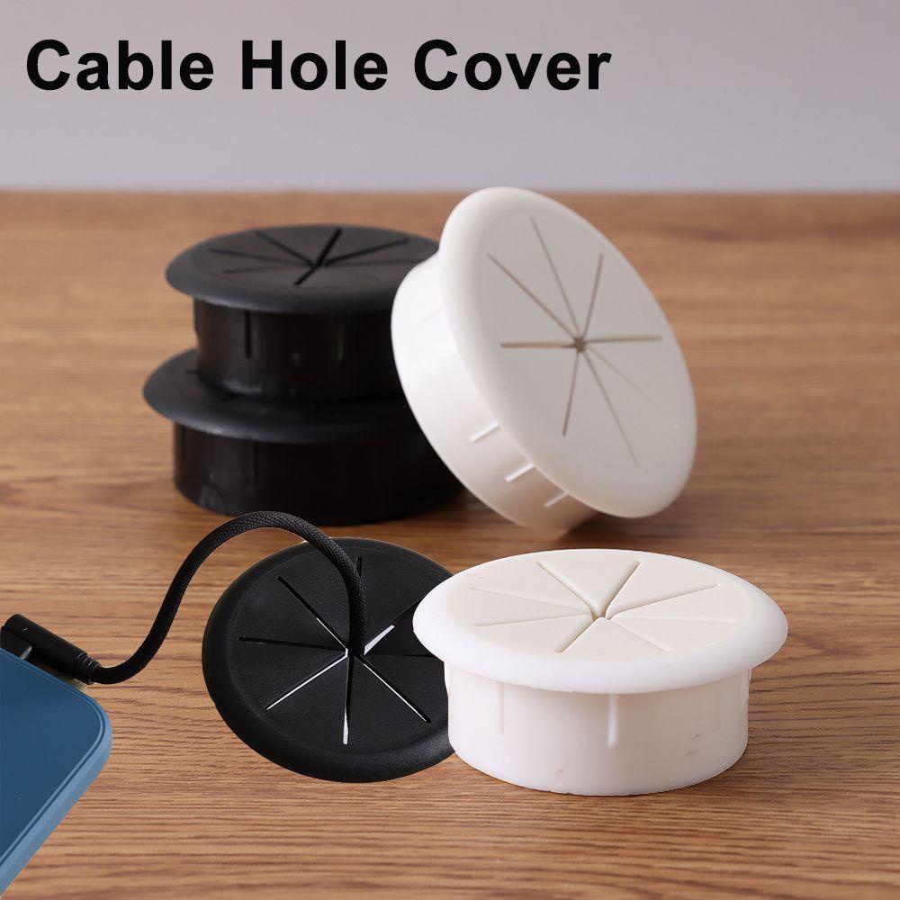 Preva Desk Cord Grommet Grommet Home Threading Box Cover Penutup Lubang Kabel Cable Organizer