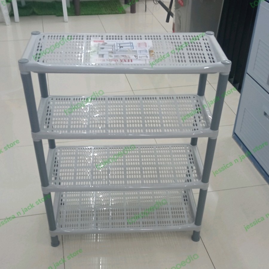 RAK SEPATU LION STAR 4 SUSUN