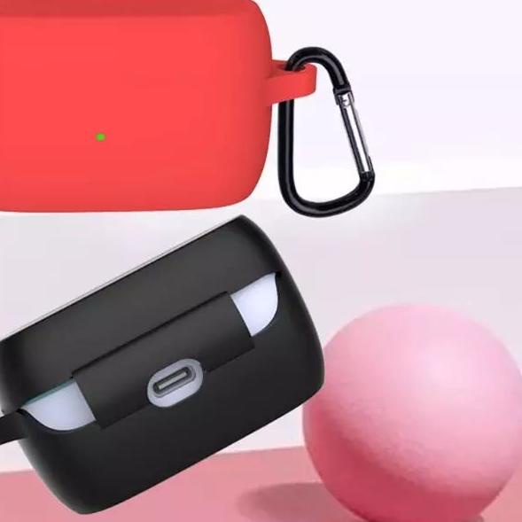 ♀ Case Casing Silicon Protective Jabra Elite 2 + Carabiner / JabraElite / Jabraellite 2 ✹