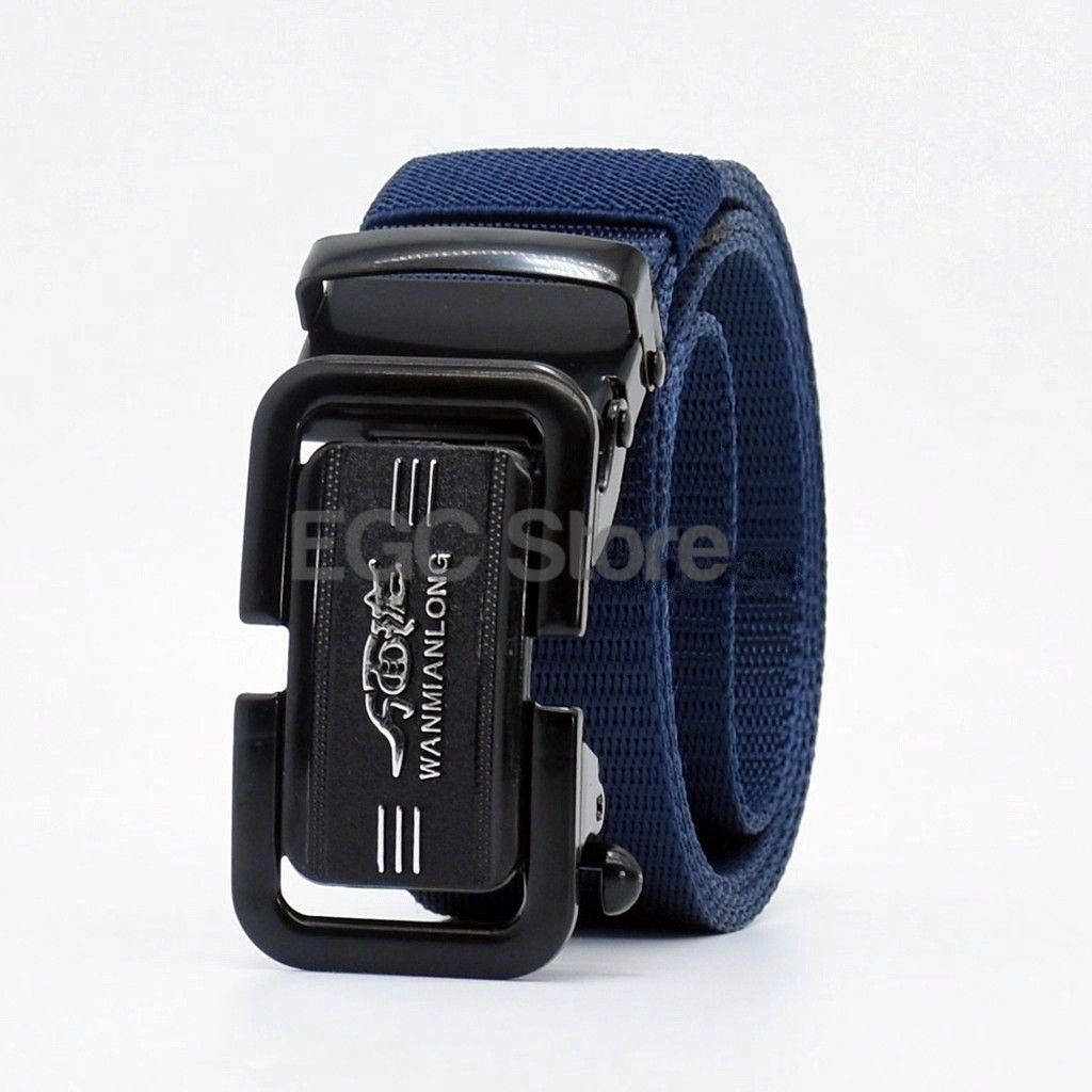 IKAT PINGGANG PRIA BAHAN CANVAS NYLON / SABUK PRIA METAL BUCKLE - MC-CCA-40