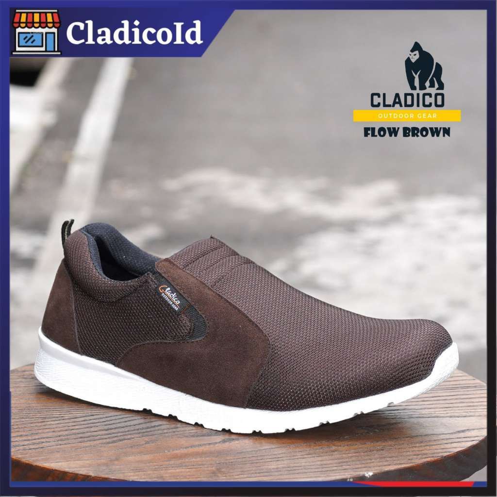 SEPATU KASUAL PRIA SLIP ON CASUAL OUTDOOR JALAN-JALAN JOGGING OLAH RAGA SANTAI CLADICO ORIGINAL