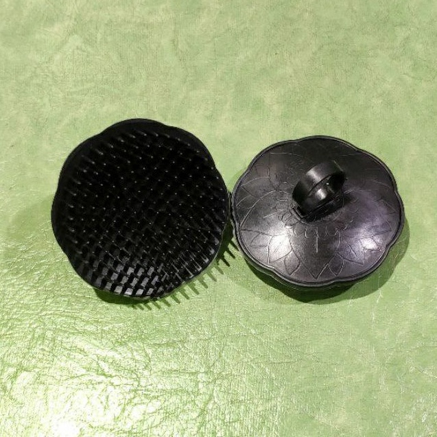 Sisir keramas hitam / sisir bulat hitam / sisir pijat hitam