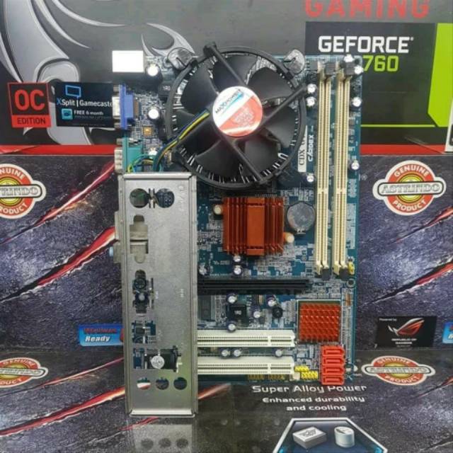 Paket Motherboard G41 Processor Intel Core 2 Duo Memory RAM 4Gb Dan Fan