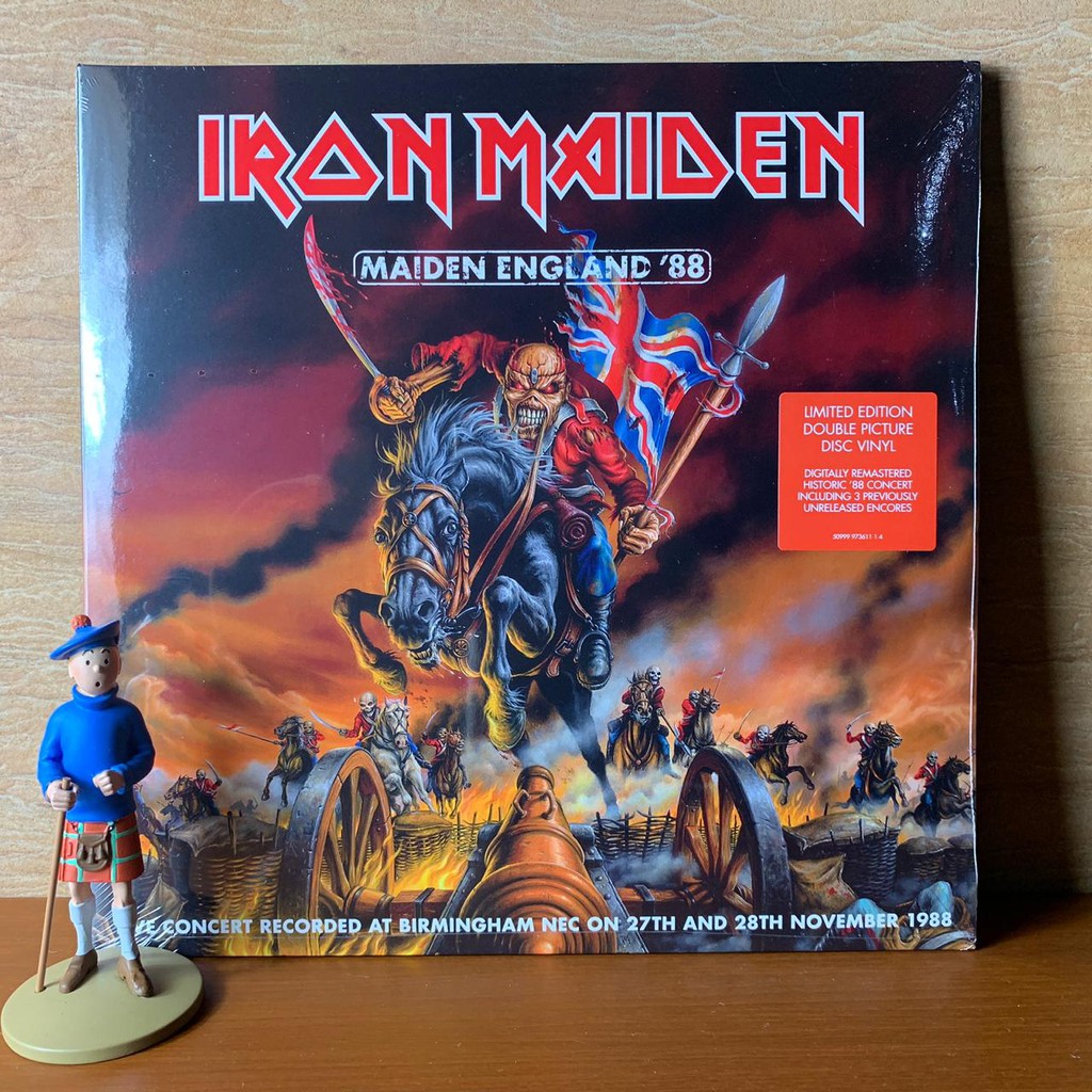 PIRINGAN HITAM / VINYL IRON MAIDEN - MAIDEN ENGLAND '88