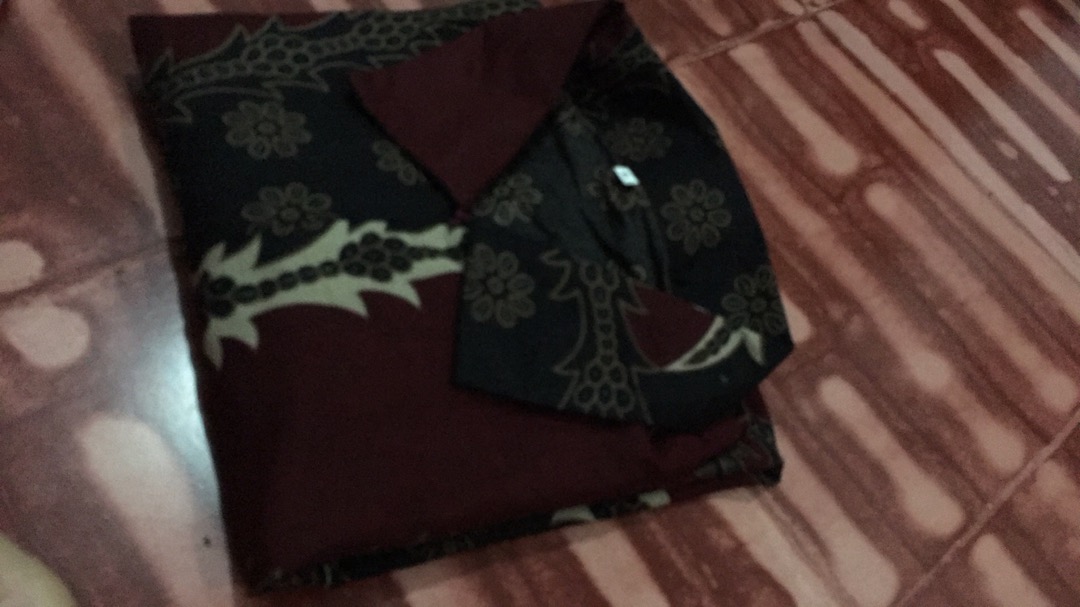 Tunik Batik Wanita Sogan Biru S M L Xl Xxl