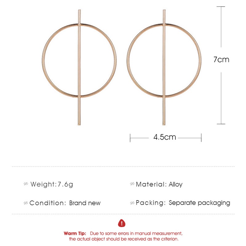 Anting Rumbai Panjang Bentuk Persegi Panjang Geometris Warna Emas Perak Untuk Wanita