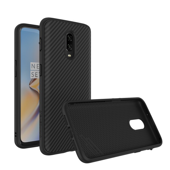 Rhinoshield Solidsuit Black Carbon Fiber Case For Oneplus 6T