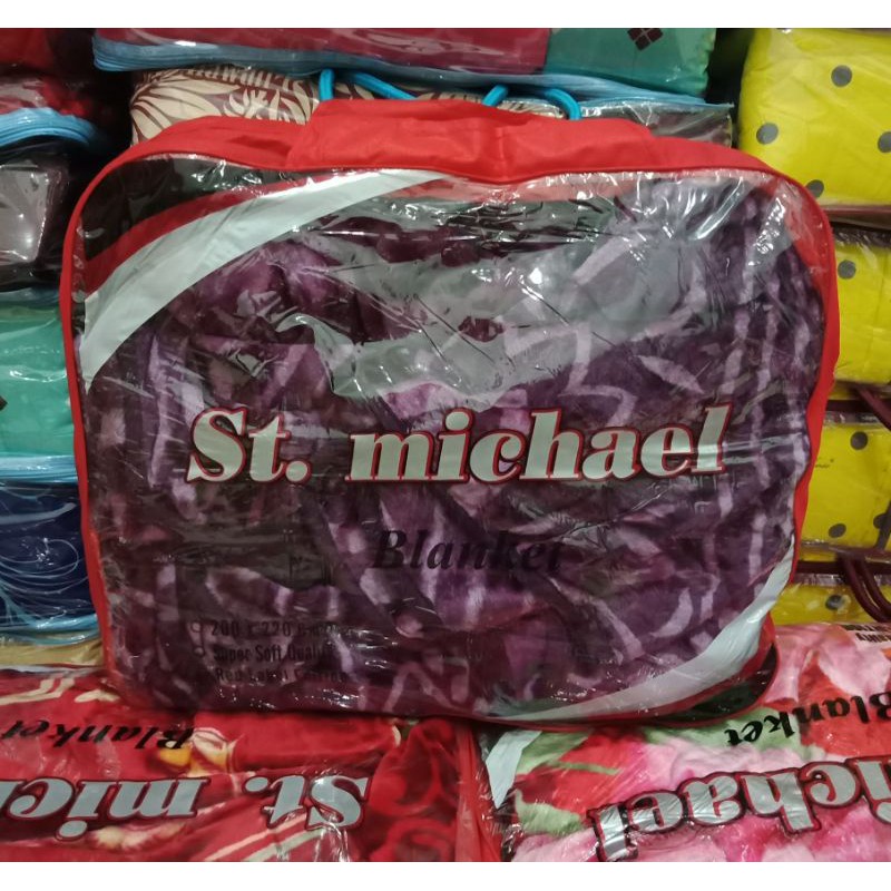 Selimut St. Michael Semi Jumbo Ukuran 200x220 cm Red Label Panel Halus Dan Tebal Kualitas Premium