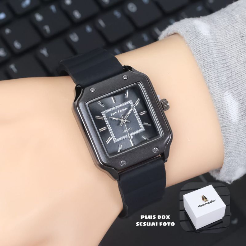 JAM TANGAN HUSH PUPPIES RUBBER FASHION OUTDOOR PRIA TERLARIS