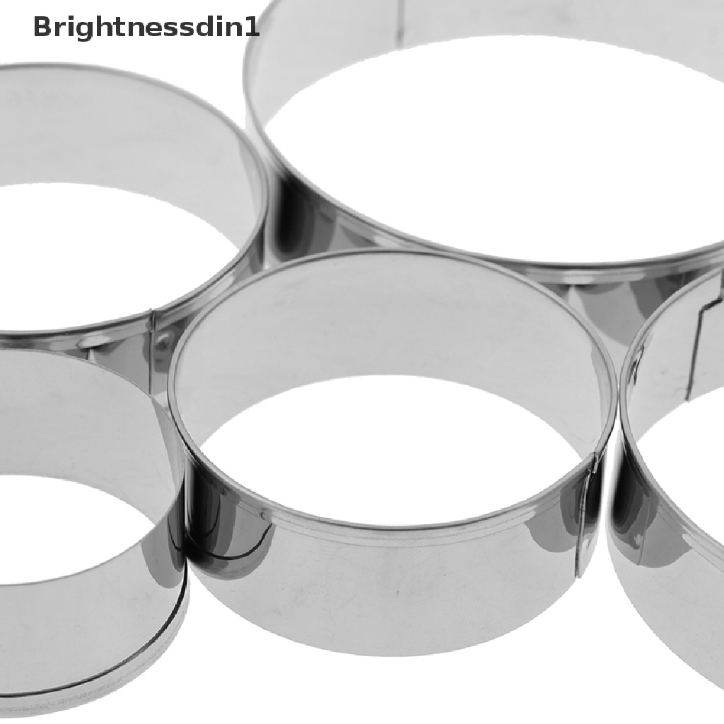 5 Set Cetakan Pemotong Kue Kering Biskuit Pastry Bentuk Bulat Bahan Stainless Steel DIY  Butikan Butik