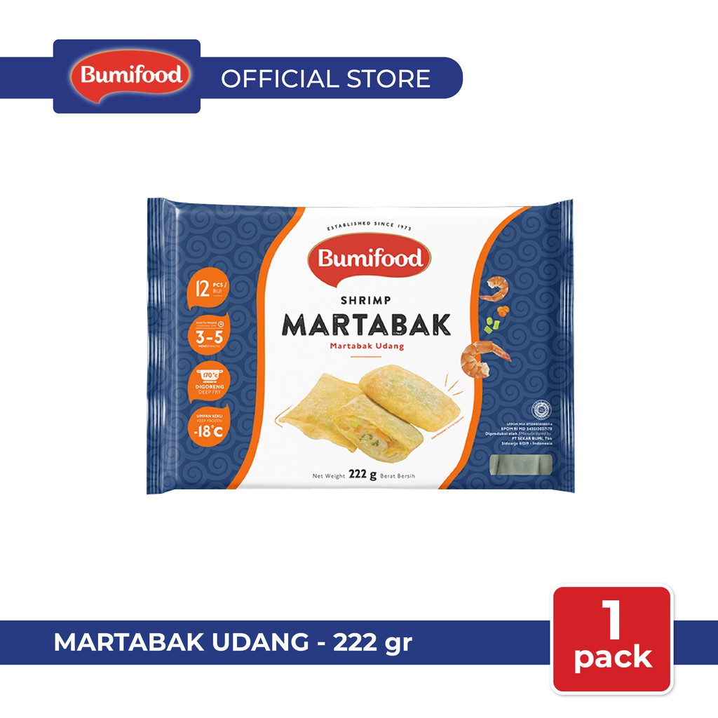 

Martabak Udang BUMIFOOD [222gr]