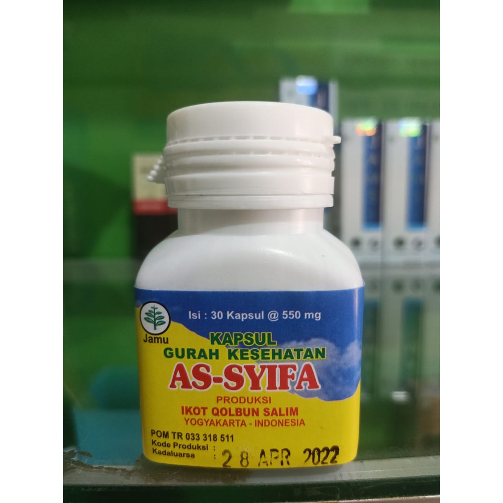 KAPSUL GURAH AS-SHYIFA / KAPSUL GURAH ISI 30 KAPSUL / GURAH AS-SHIFA