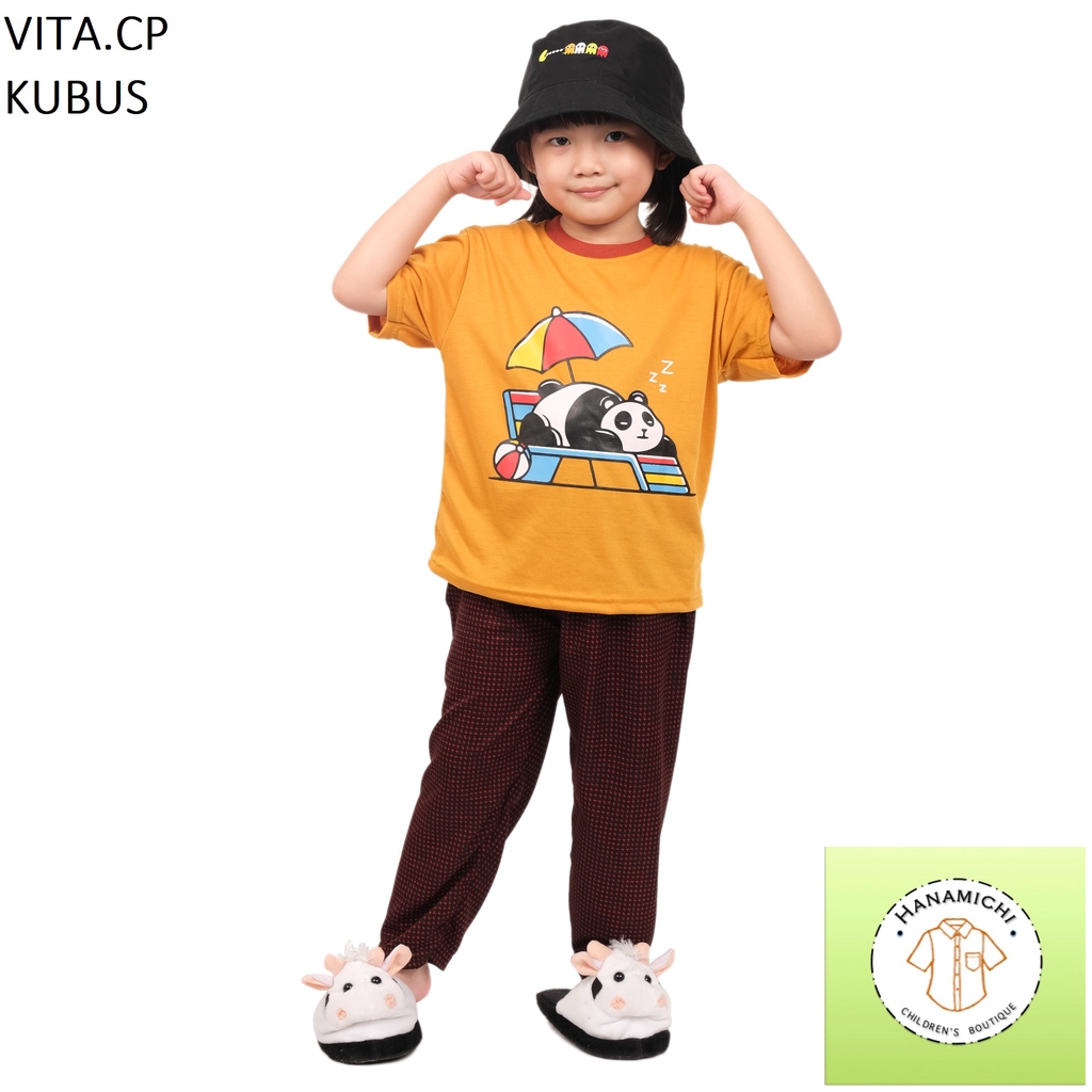 Hanamichi VITA.CP Baju Tidur Anak Lengan Pendek