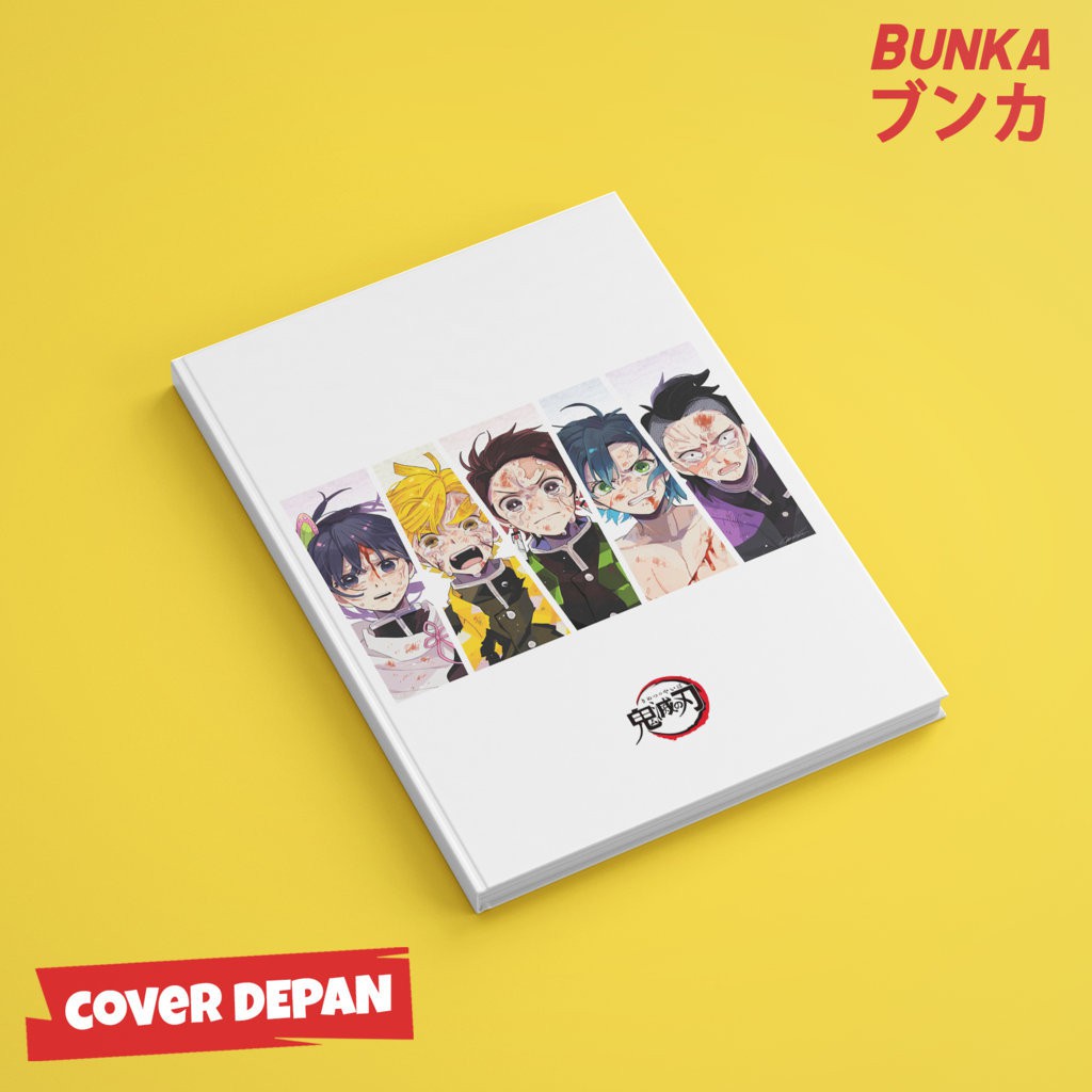 

Notebook Anime Kimetsu no Yaiba E Hardcover A5 Buku Tulis Catatan Note Agenda Planner Jurnal
