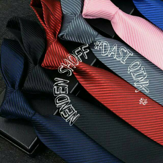 DASI PANJANG PRIA MOTIF SALUR - BIRU ELEKTRIK