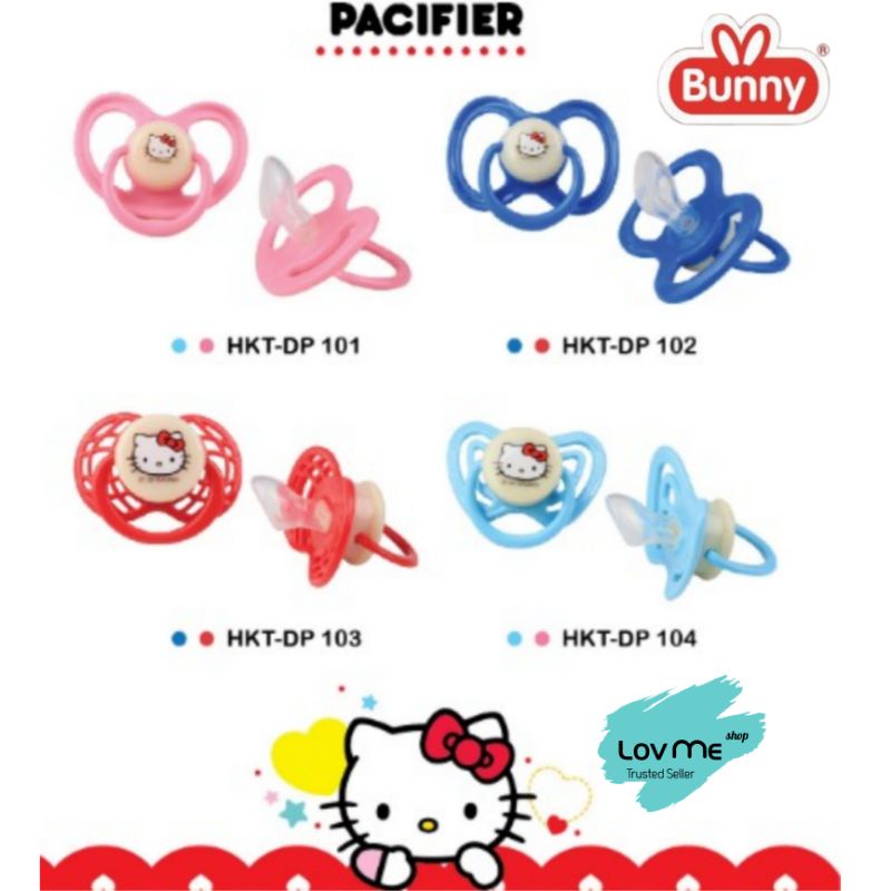 lov me❤️ Lusty Bunny Pacifier Empeng Kempong Bayi Hello Kitty