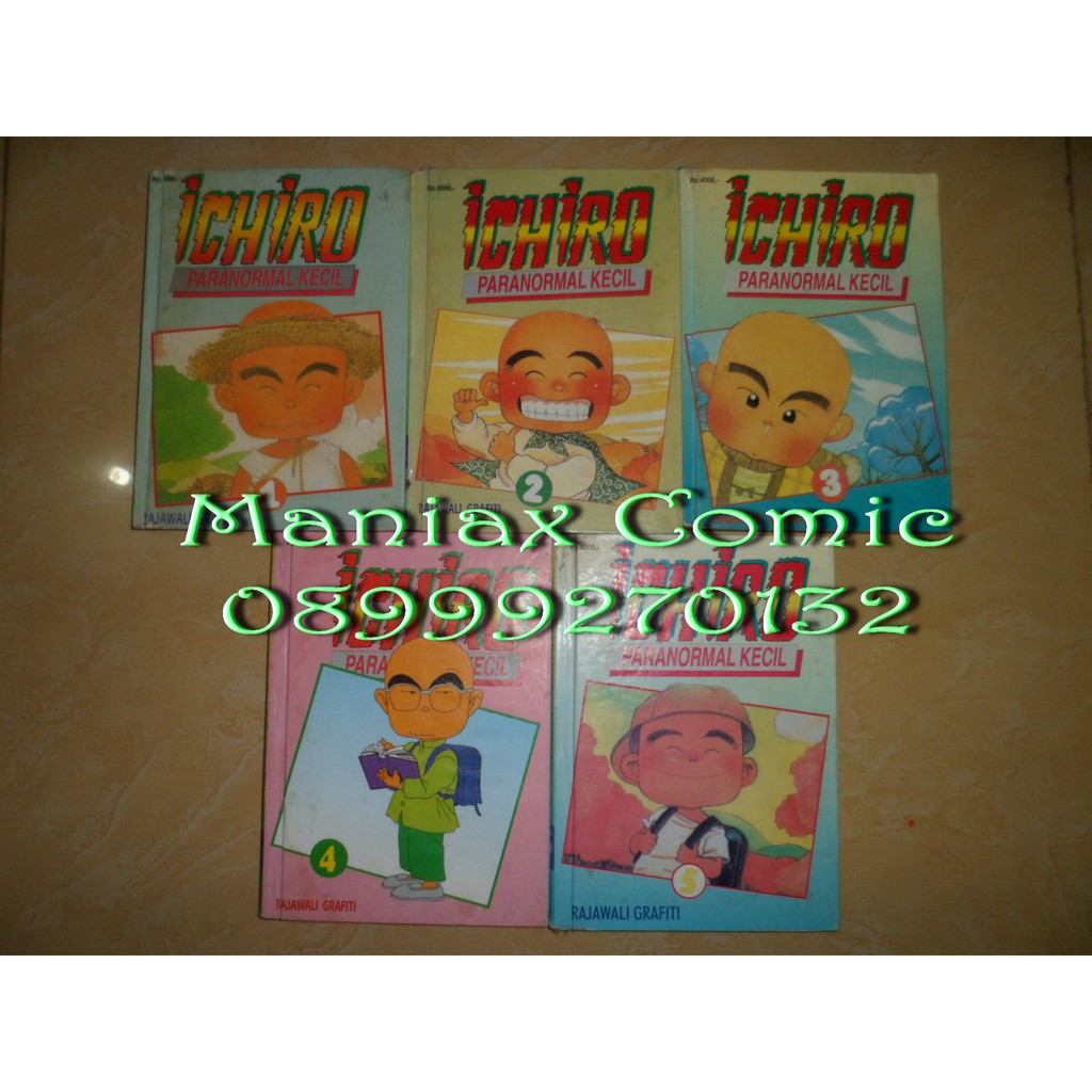 Komik Ichiro Paranormal Cilik 1-5 Tamat Hardcover