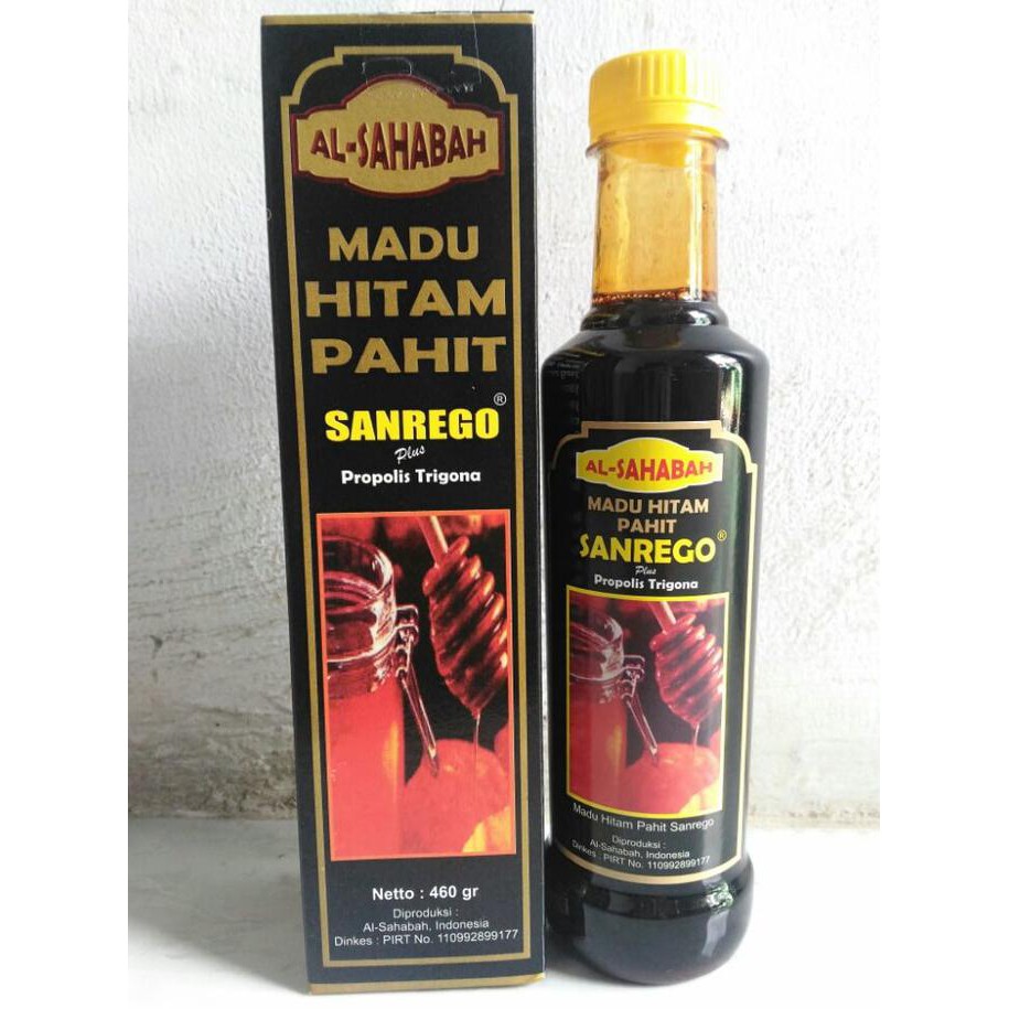 

PROMO ENAK Madu Hitam Pahit Sanrego Plus Propolis Trigona Al Sahabah Terlaris