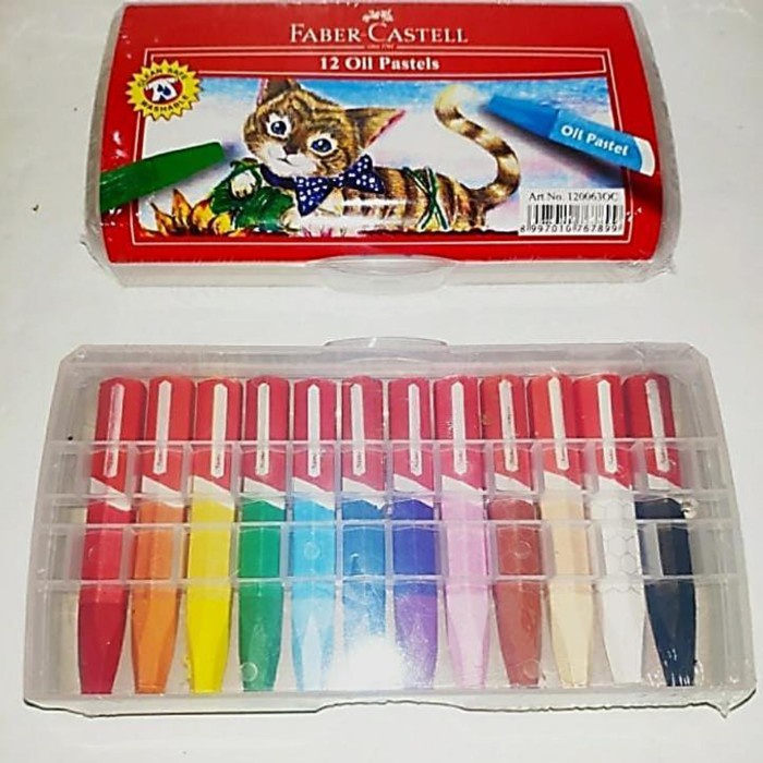 

PASTEL-DRY-OIL- HEXAGONAL OIL PASTEL FABER CASTELL 12 PCS ECO CRAYONS -OIL-DRY-PASTEL.