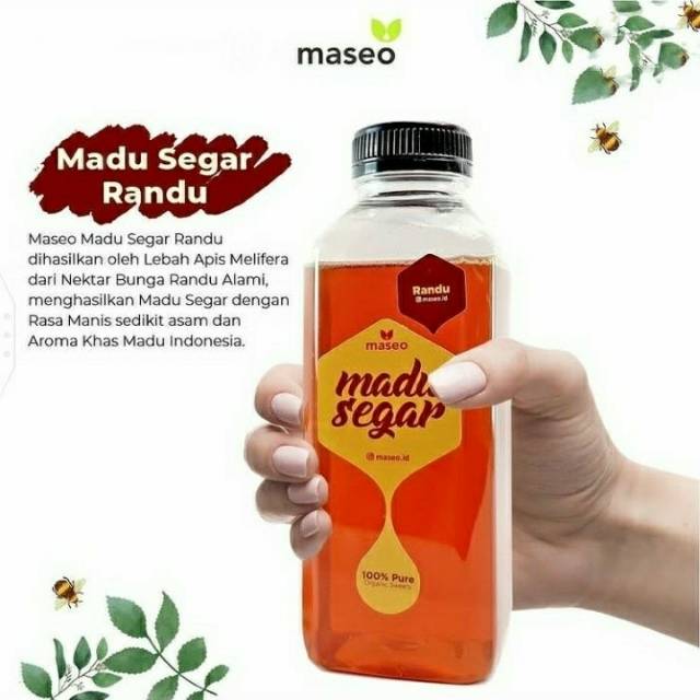 

Maseo Madu Asli Murni Randu 600gr Madu Segar Organik