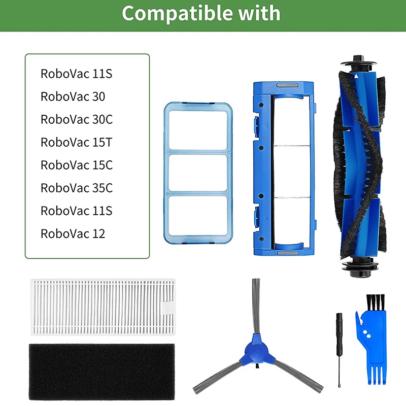 22 Pak Aksesoris Bagian Pengganti Vacuum Cleaner Eufy RoboVac 11S 12 30C 15T 15C 35C