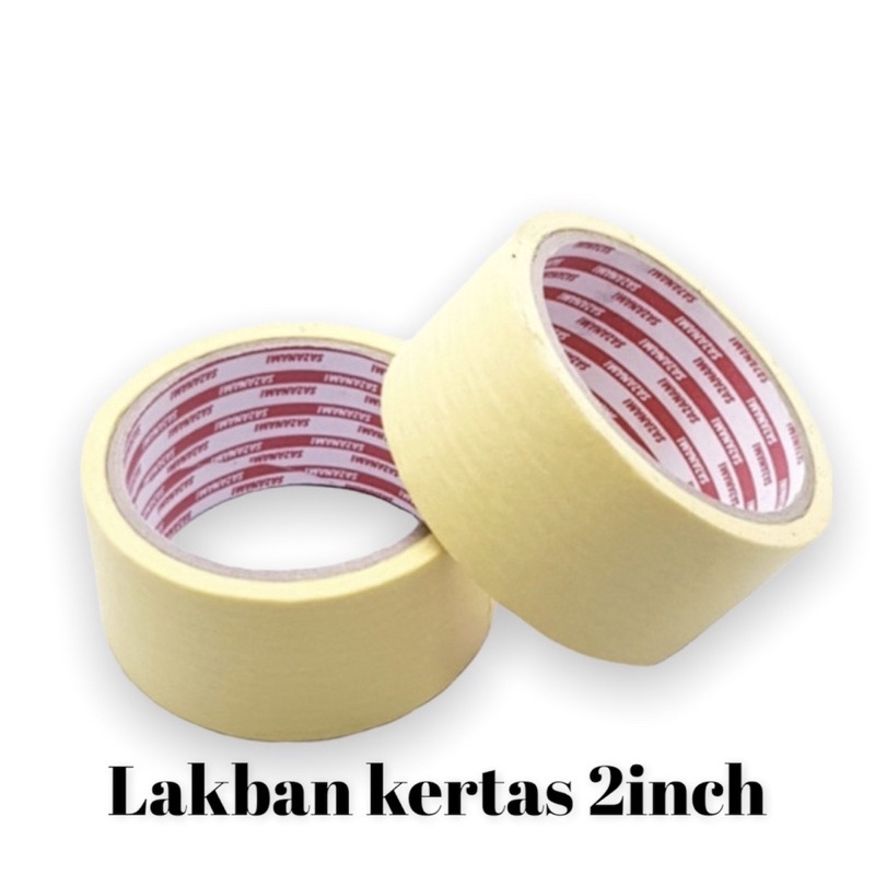 Lakban kertas 2inch - lem kertas 2inch