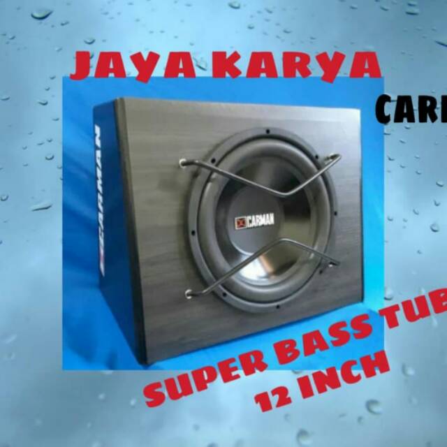 SUPER BASS TUB CARMAN SUBWOFER MOBIL 12 INC