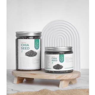 chia seed jar Premium Grade A biji chia cia seed makanan diet biji kodok mpasi menu jsr ciasit xia seed