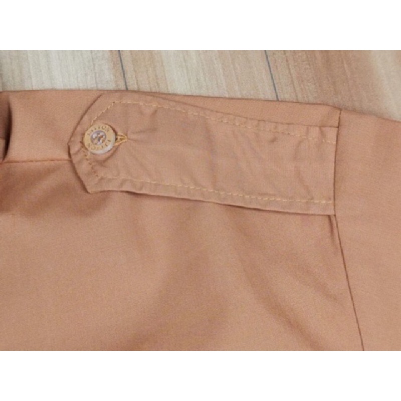 Seragam Pramuka SIAGA lengan pendek Litton 2-XL katun halus / hem coklat sekolah