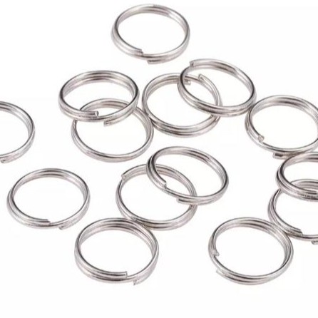 RING PENGAIT DOUBLE / RING BESI DOUBLE / RING DOUBLE / RING DEKORASI / RING GANTUNGAN DOUBLE / VARIASI DOUBLE RING BESI (7X10, 7X12, 7X14)