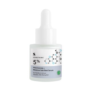 SOMETHINC 5% Niacinamide + Moisture Sabi Beet Serum 20ml Kemasan Baru Putih